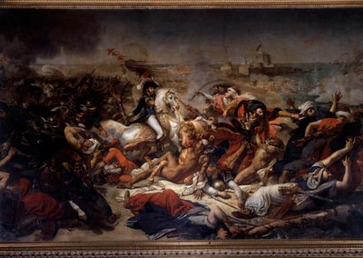 Kampanj (expedition) i Egypten (1798-1801): Joachim Murat (1767-1815) under slaget vid Aboukir den 25 juli av Antoine Jean Gros