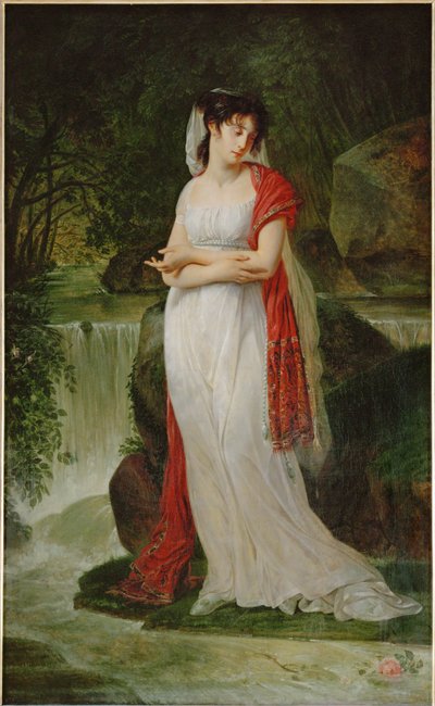 Christine Boyer, första hustru till Lucien Bonaparte... av Antoine Jean Gros