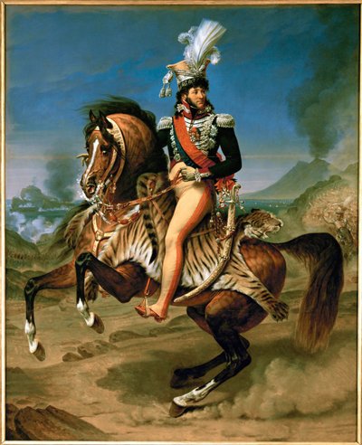Joachim Murat, kung av Neapel, Marechal de France, till häst ... av Antoine Jean Gros