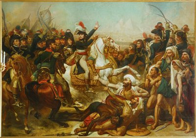 Slaget om pyramiderna... av Antoine Jean Gros