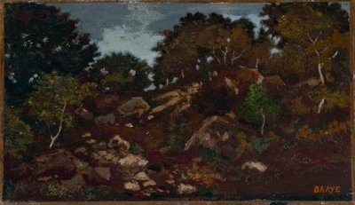 Stenar i Fontainebleau-skogen av Antoine Louis Barye