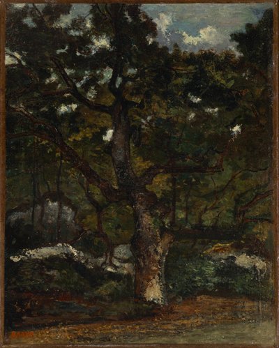 Lott i skogen Fontainebleau av Antoine Louis Barye