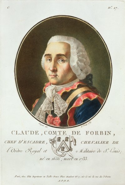 Claude (1656-1733) Comte de Forbin, 1789, från 