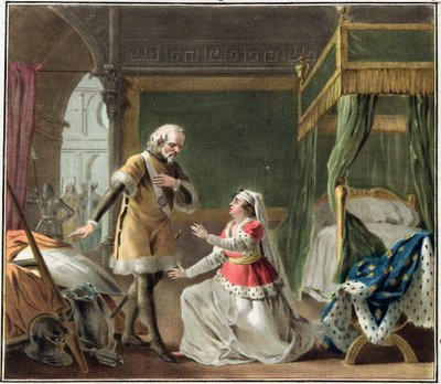 Den heroiska hängivenheten hos Marguerite av Provence (1219-95) 1787 av Antoine Louis Francois Sergent Marceau