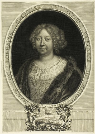 Marie de Lorraine, hertiginna av Guise, prinsessa av Joinville av Antoine Masson