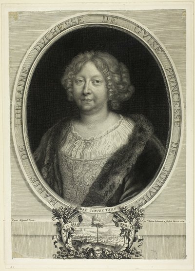 Marie de Lorraine, hertiginna av Guise, prinsessa av Joinville av Antoine Masson