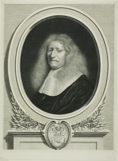 Porträtt av Guillaume de Brisacier av Antoine Masson