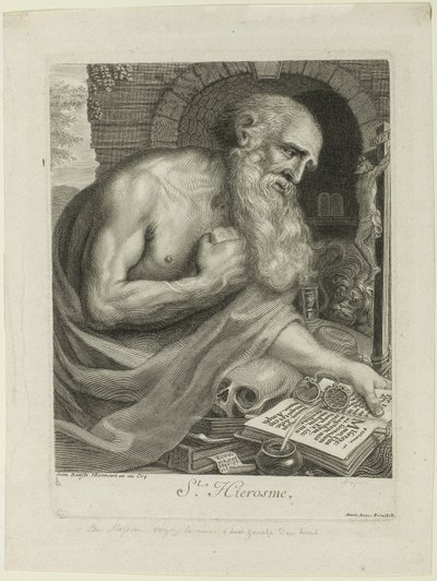 Sankt Jerome av Antoine Masson
