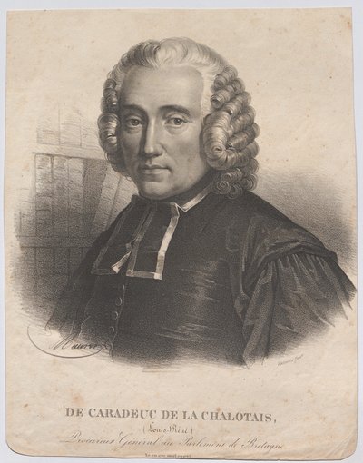 De Caradeuc de La Chalotais, Louis-René; generalprokurator vid Bretagnes parlament. Född 1701, död 1785 av Antoine Maurin