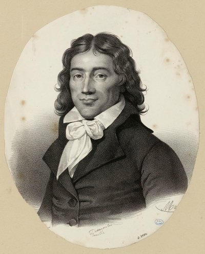 Porträtt av Camille Desmoulins av Antoine Maurin