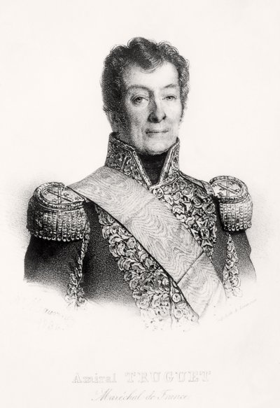Porträtt av amiral Laurent Truguet av Antoine Maurin