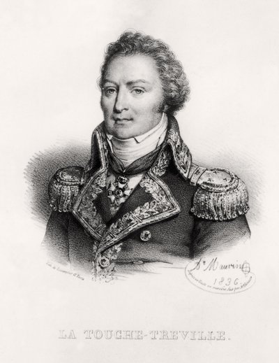 Porträtt av Louis-René Madelaine Le Vassor, greve av La Touche-Tréville av Antoine Maurin