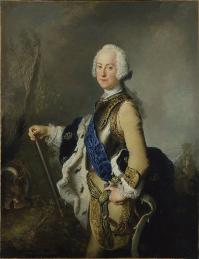 Adolphe Frederic de Suede - Porträtt av Adolph Frederick av Antoine Pesne