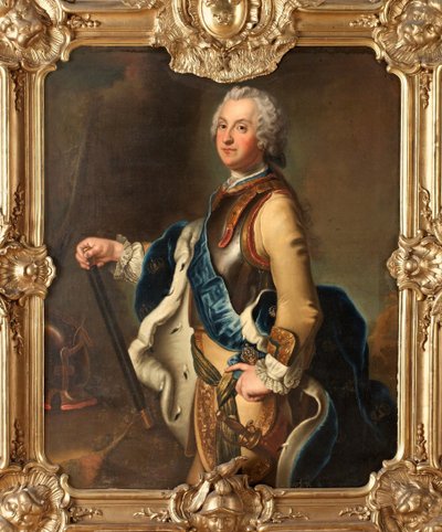 Porträtt av Adolph Frederick, Sveriges kronprins av Antoine Pesne