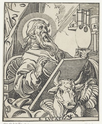 Evangelisten Lukas De fyra evangelisterna (serietitel) av Antoine Sallaert