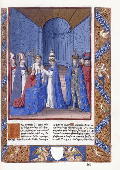 Ludvig den frommes kröning av Antoine Verard
