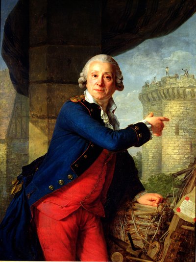 Jean-Henri (1725-1805) Chevalier de Latude av Antoine Vestier