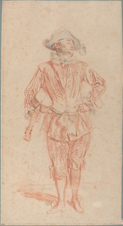 Mezzetin av Antoine Watteau