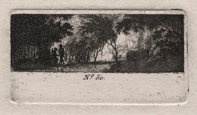 Utsikt över en skog. av Antoine de Marcenay de Ghuy