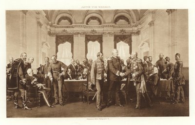Berlinkongressen 1878 (fotogravyr) av Anton Alexander von Werner