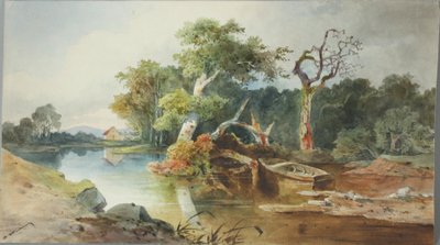 Flodlandskap av Anton Altmann