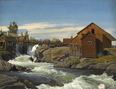Från Hønefoss av Anton Eduard Kieldrup