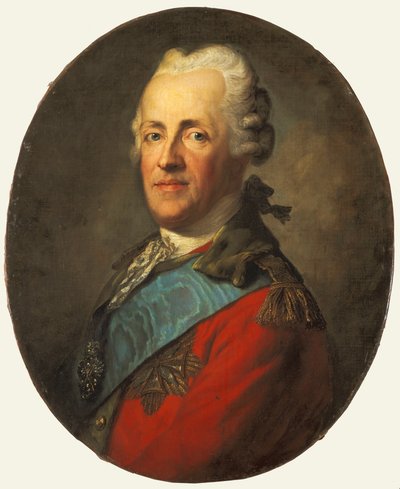 Porträtt av prins Karl av Sachsen av Anton Graff