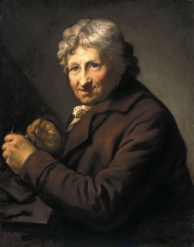 Tyska: Daniel Nikolaus Chodowiecki (1726-1801). Um 1800/ 1801 Porträtt av Daniel Nikolaus Chodowiecki av Anton Graff