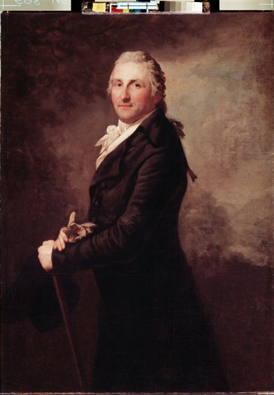 ""Porträtt av George Leopold av Gogul (eller Goguel), fransk soldat och politiker"" Målning av Anton Graff (1736-1813) 1796 Mått 130x95 cm Eremitagemuseet, Sankt Petersburg av Anton Graff
