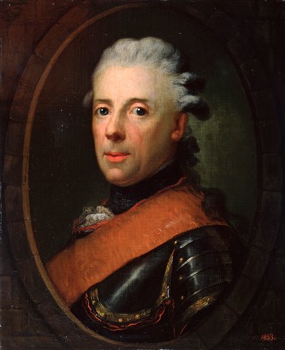 Porträtt av Prins Henrik av Preussen, 1700-talet. av Anton Graff