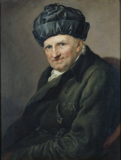 Prosten Johann Joachim Spalding i morgonrock av Anton Graff