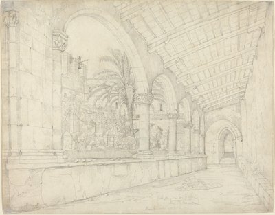 Klostret Santa Maria di Gesù i Palermo av Anton Hallmann