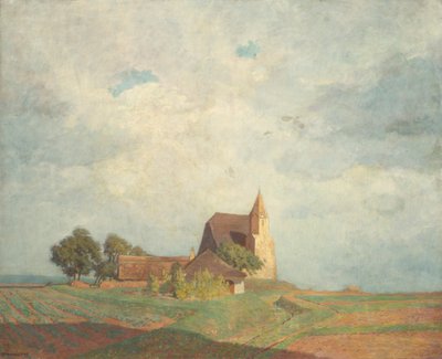 Kyrka i Holzern nära Sausenstein av Anton Hans Karlinsky