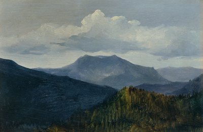 Schneeberg nära Gutenstein av Anton Hlavacek