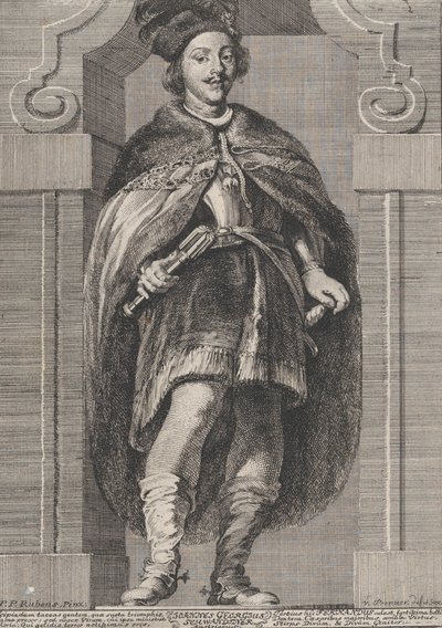 Porträtt av kardinal Infante Ferdinand av Österrike, 1728. av Anton Joseph von Prenner