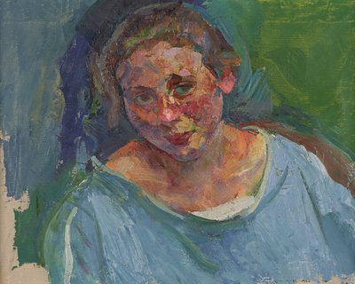 Porträtt av Hilde Stuhler-Herzmansky av Anton Kolig