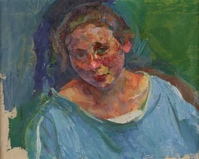 Porträtt av Hilde Stühler-Herzmansky av Anton Kolig