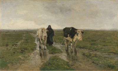 Ändra betesmark, ca. 1880-talet. av Anton Mauve