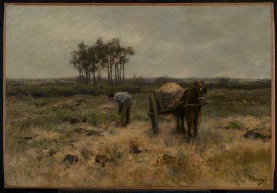 Grävsand, eller Sandvagnen, c.1875 av Anton Mauve