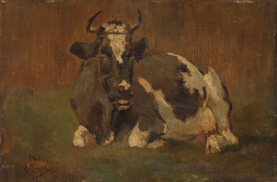 Liggande ko av Anton Mauve