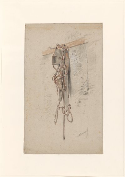 Hästsele av Anton Mauve