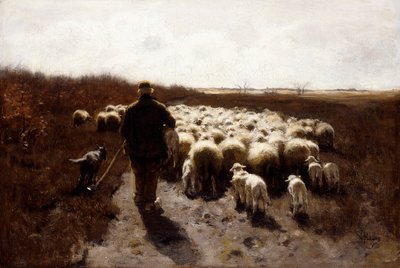 Flockens återkomst, av Anton Mauve