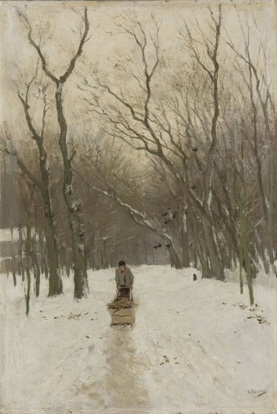 Vinter i Scheveningens skogar av Anton Mauve