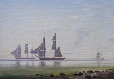 En lugn morgon till havs av Anton Melbye