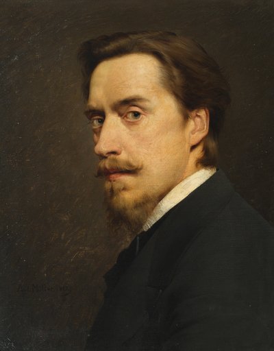 självporträtt av Anton Muller