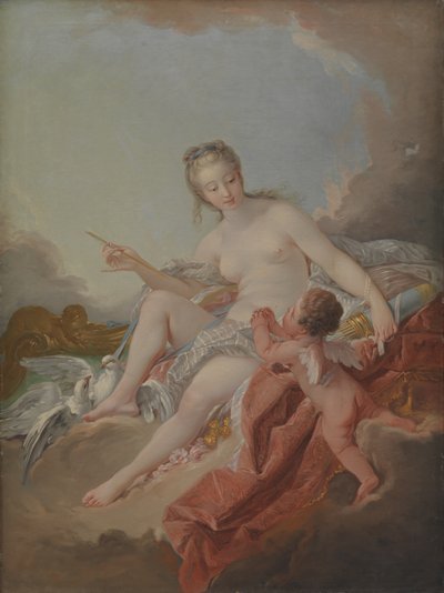 Venus och Amor av Anton Muller