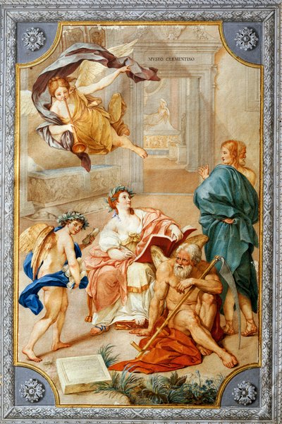 Allegori från Clementinomuseet, av Anton Raphael Mengs, blandad media av Anton Raphael Mengs
