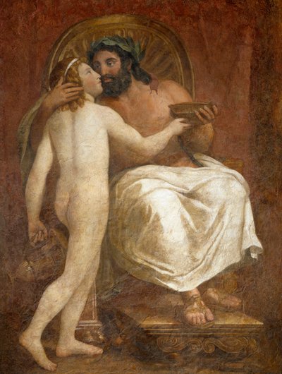 Jupiter kysser Ganymedes, av Anton Raphael Mengs av Anton Raphael Mengs