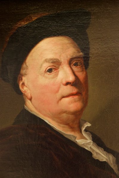 Louis de Silvestre, ca 1745 (detalj) av Anton Raphael Mengs
