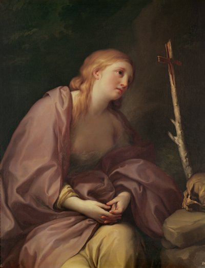 Ångerfulla Magdalena, c.1765 av Anton Raphael Mengs
